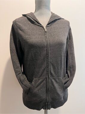 American Eagle Outfitters Charcoal Zip-Up Hoodie